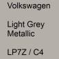 Preview: Volkswagen, Light Grey Metallic, LP7Z / C4.